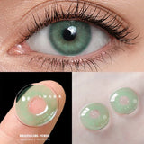 Popxstar  2pcs/Pair Color Contact Lenses Eyes nature Lenses for Eyes Blue Lenses with care lense Yearly Cosmetics Russian warehouse