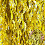 Popxstar Metallic Tinsel Foil Fringe Curtains with star Party Photo Backdrop Party Streamers for Birthday New Year Eve Wedding Decor