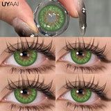 Color Contact Lenses Beauty Natural Eye Contact  Fashion Brown Lens Makeup Green Lens Yearly Beauty Gray Lens For Party