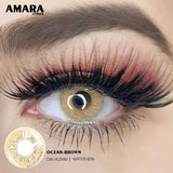 Popxstar  Natural Color Contact Lenses for Eyes OceanSeries Soft Contacted Lens Color Eye Lenses Beauty Cosplay Eyes Cosmetics(2pcs)
