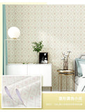 Popxstar Wallpaper Self-adhesive Moisture-proof Pastoral Flower Living Room Bedroom Waterproof Erasable Wall Sticker Home Decoration