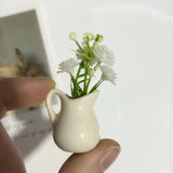 Popxstar Ins Style Mini Ceramic Small Vase Refrigerator Sticker Creative 3D Stereo Home Decoration Magnet
