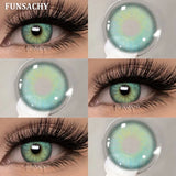 Popxstar  2pcs Colorcon Contact Lenses Gray Pupils for Eyes Fashion Color Contact Lenses Eye Makeup Beauty Cosmetics Blue Lenses