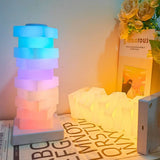 Popxstar  Creative DIY Adjustable RGB Magic Cube Night Light, USB Home Bedroom Game Room Dimming and Color Changing Bedside Lamp