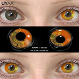 Popxstar  Cosplay Contact Lenses Makeup Colored Pupils Cosmetics Black Lenses Halloween Green Contact Lenses  White Pupils Red lens