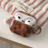 Popxstar  Amber Earphone Case for Apple AirPods 1/2 3 4 Pro 2 Wireless Bluetooth Charging Box Sexy Leopard Print Silicone Protection Cover