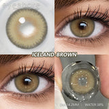 Natural Colored Contact Lenses Blue Eye Contacts Gray Beauty Pupils Brown Eye Lenses Yearly Green Color Eyes Contacts