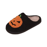 Popxstar Halloween Slippers For Women Men Spooky Slides Soft Plush Fuzzy Slippers Slippers Indoor Outdoor Shoes