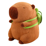 Popxstar 23cm/9.05in Cute Capybara Plush Toys Capibara Anime Fluffty Toy Doll Stuffed Animals Perfect Gift For Kids Birthday Party Supply
