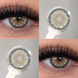 1Pair Cleopatra 2.0 Series Natural Color Contact Lenses for Eyes Brown Lenses Colorcon Lenses Yearly Beautiful Grey Eyes