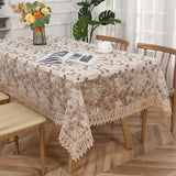 Best-selling Lace Tablecloth Net-like Embroidery Tablecloth Floral Rural Style Decoration TV Cabinet Coffee Table Dining Table