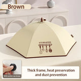 Popxstar  Food Insulation Cover Winter Folding Dustproof Dining-table Food Cover Rice Vegetable Utensil Cover Kitchen Gadgets Accessories