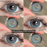 2pcs NEW Colored Contact Lenses Fashion Blue Eyes Lenses Gray Beauty Pupils Brown Eyes Contacts Green Lens 6 Months Use