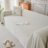 Popxstar Sofa Covers Soft Washable Couch Covers for Sofa Furniture Protector Herringbone Pattern Sofa Cover with Tassel