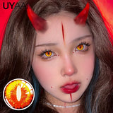 Cosplay Contact lenses Cosmetics Colored Contact Lenses Makeup Cosplay Red Lenses White Lenses Big Eyes Blue Contact Lense