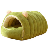Cat House Warm Plush Dog Beds for Small Dogs Enclosed Pet Bed for Cats Dogs Removable Washable Kitten Nest