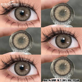 1 Pair Natural Colored Contact Lenses Gray Colorful Lenses Green Contact Yearly Blue Beautiful Pupils Brown Eyes Lenses