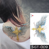 Popxstar Large Chest Waist Shoulder Back Waterproof Temporary Tattoo Sticker Lace Gemstone Flower Fake Tatoo Underboob Body Art For Women