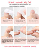 Popxstar  10PCS Metal Handmade Press on Nails Acrylic Magic Full Cover Fake Nails Reusable Adhesive Silver Artificial Cool Manicure Art