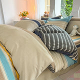 Small fresh pastoral cotton printing four-piece series bed sheet family student dormitory four-piece set