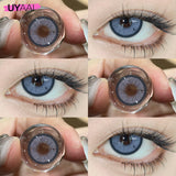 Color Contact Lenses for Eyes Brown Fashion Lenses Blue Color Eye Lenses Discounts Purple Y2K Lenses Colorcon