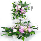 Popxstar Artificial Flowers, Small Fresh Wedding Flowers, Korean-style Artificial Flower Path Decoration, Welcome Background Flowers
