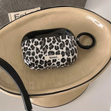 Popxstar  Amber Earphone Case for Apple AirPods 1/2 3 4 Pro 2 Wireless Bluetooth Charging Box Sexy Leopard Print Silicone Protection Cover