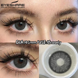 Big Eyes Black Lenses Colored Contact Lenses Gray Beauty Pupils Natural Eyes Lenses Yearly Brown Eyes Makeup Contacts