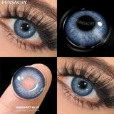 Popxstar  Fashion Color Contact Lenses for Eyes 1 Pair Korean Soft Natural Lenses Gray Pupils Eye Makeup Contacts Blue Brown Lens