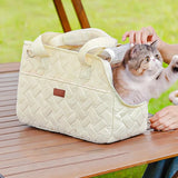 Pet Cat Dog Tote Bag Pet Dog Go Out Portable Backpack Cat Travel Messenger Bag Car Washable Puppy Carrier Tote Soft Bag