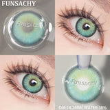 Popxstar  New Colorful Contact Lenses for Eyes 1 Pair Natural Fashion Contact Lenses Blue Gray Eyes Lens Yearly Cosmetics Pupils