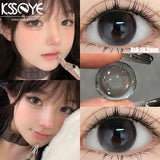 Popxstar  2Pcs New product  Color Contact Lenses Myopia Degree -0.00 to -8.00 natural lenses Soft Lens EyeBeauty Pupil ﻿