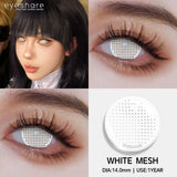 Popxstar  1pair/2pcs Colored Contact Lenses for Eyes Pink Contacts Purple Lenses Cosplay Contact Lenses Yearly Fashion Eye Lenses