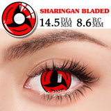 Popxstar 1 Pair Sharingan Contact Lenses for Eyes Cosplay Lenses Anime Lense Uchiha Sasuke Kakashi Lenses Anime Accessories