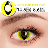 Popxstar 2Pcs/Pair Cosplay Color Contact Lenses for Eyes Anime Accessories Orange Pink Green Rainbow Lens Pupilentes