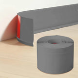 Popxstar Flexible Baseboard Molding Trim, 4 Inch Self-Adhesive Vinyl Wall Base, Peel and Stick Cove Base, Rubber Wall Base