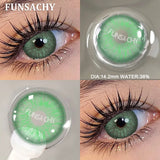 Popxstar  Fashion Colorcon Contact Lenses for Eyes Blue/Green/Brown Natural Lenses 1pair Yearly Cosmetics Pupils Color Eyes Lens