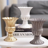 New Retro Wrought Iron Vase Flower Pots Wedding Decorations Dried Flower Arrangements Home Decor Hotel Decor