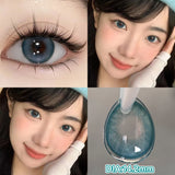 Popxstar  2pcs Myopia Color Contact Lenses for Eyes with Prescription Beauty Pupils Makeup Eye Color Lenses Fashion Blue Lenses