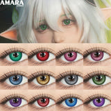 1 Pair Cosplay Contact Lenses for Eyes Halloween Lenses Anime Lenses Anime Accessories Lenses Role playing contact lenses