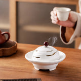 Popxstar  Ceramic Retro Incense Stove Plate Incense Home Interior Line Incense Seat Creative Sandalwood Burner Zen Tea Ceremony