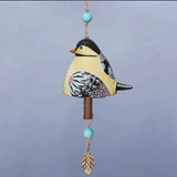 Popxstar  Ceramic wind chimes auspicious hanging decoration Chinese wind chimes creative home birthday gift
