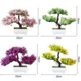 Popxstar Artificial Plants Bonsai Small Tree Pot Fake Plant Flowers Potted Ornaments For Home Room Table Decoration Hotel Garden Decor
