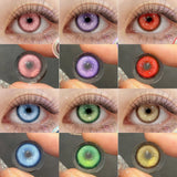 Cosplay  Corlor Contact Lenses Anime Pupil 6months 1pair Halloween Cute Eye Lenses