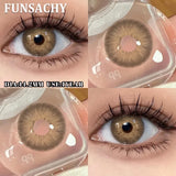 1 Pair contact lenses for eyes color eye contacts brown gray lens beautiful pupils for makeup yearly use