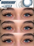 Popxstar  Big Diameter Black Lenses 14.5mm Lenses Colored Contact Lenses for Eyes Big Eye Lenses Natural Look Brown Lenses
