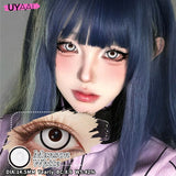 Cosplay Contact lenses White Lenses Halloween Cosmetics Cosplay Red Lenses Colored Contact Lenses 14.5mm Big Eyes Contacts