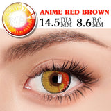 Popxstar Halloween Cosplay Cosmetics Color Contact Lenses Red Color Lens Anime White Lenses Big Eye Lenses