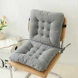 Popxstar  Chenille one-piece chair cushion solid color simple sedentary bay window backrest cushion office chair cushion