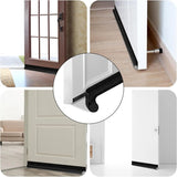 Popxstar 5 colors Door bottom seal strip Soundproof Insulation Wind Under Door Draft Stopper Blocker Weather Strip for Interior Exterior